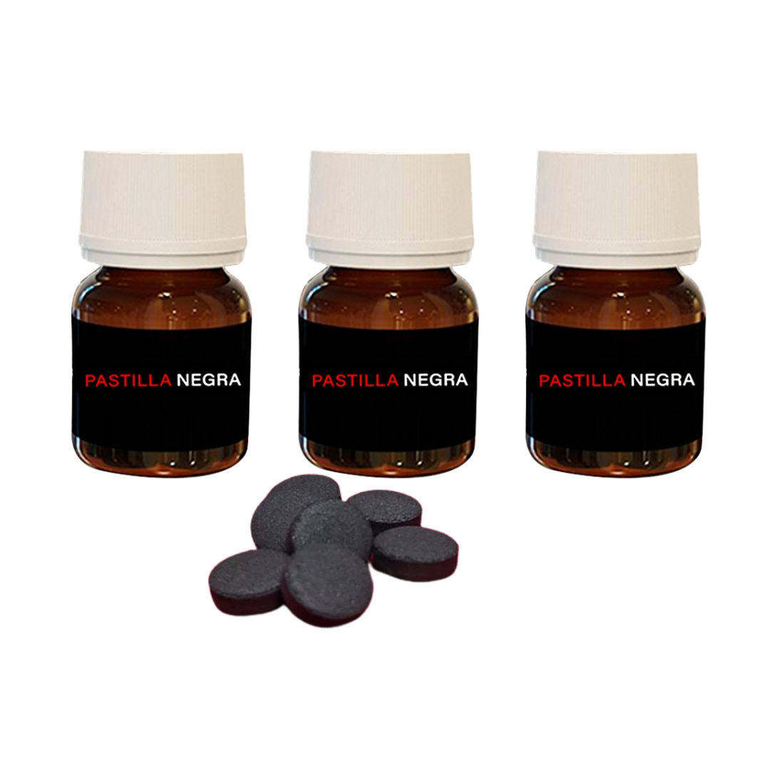 3 FRASCOS PASTILLA NEGRA + 1 CAJA MISSILE - Imagen 4