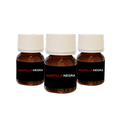 TRES FRASCOS PASTILLA NEGRA (TRATAMIENTO COMPLETO)