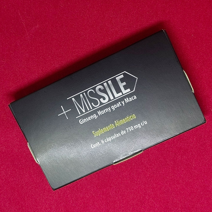 3 FRASCOS PASTILLA NEGRA + 1 CAJA MISSILE - Imagen 2